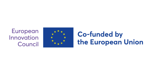 Logo European Innovation Council, Co-funded by the European Union